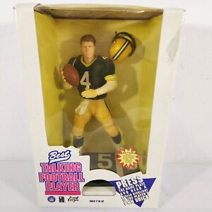 Vtg 96 NFL Brett Favre Green Bay Packers Best Brand Talking Football Player NEW