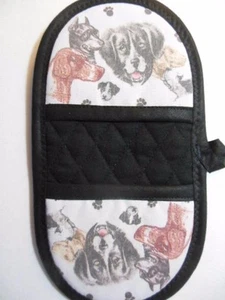 NEW Handcrafted Microwave Potholder - DOGS - 6 Breeds - Picture 1 of 1