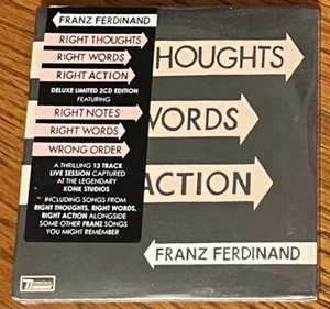 FRANZ FERDINAND "RIGHT THOUGHTS RIGHT WORDS RIGHT ACTION" BRAND NEW 2013 UK CD - Imagen 1 de 1