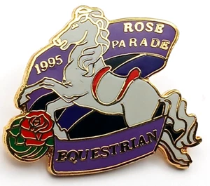 1995 Equestrian Rose Parade Pin Lapel Hat Officially Licensed #J1-Pu - Picture 1 of 6