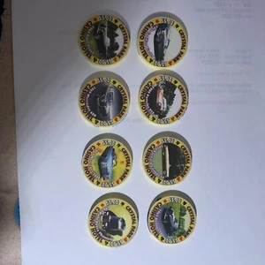 $5Crystal Park Obsolete CasinoChips Caddy,Porsche,Packard,Bentley,Rolls,Mec-8PCS - Picture 1 of 13