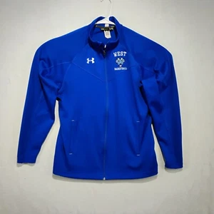Chaqueta Under Armour Para Hombre Grande Protect This House Marca Cremallera Completa Azul Calce Suelto - Imagen 1 de 7