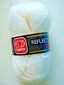 13 Skeins Vintage Copley Reflections Mohair Blend Yarn White  50 grams each - Picture 1 of 6