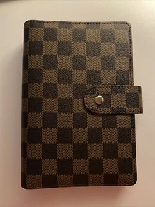 A6 checkered cash envelope wallet - Picture 1 of 5