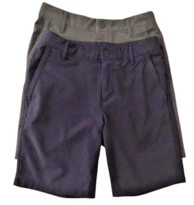 2 All in Motion Boys Dark Gray & Blue Quick Dry Activewear Cargo Shorts Size 10 - Picture 1 of 5