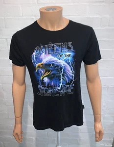 QUEENS OF THE STONE AGE EAGLE OFFICIAL Black Tshirt Medium Band Tee Ringspun - Picture 1 of 7