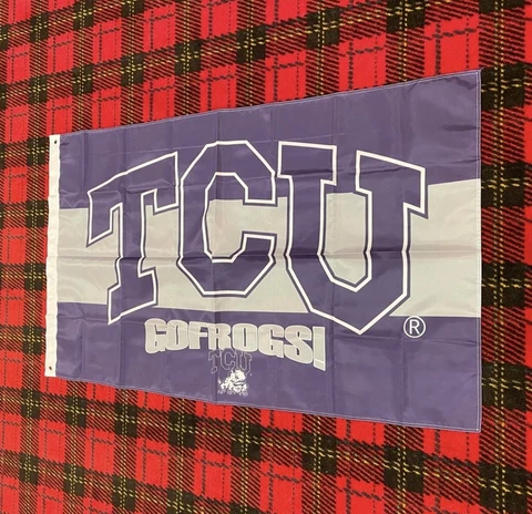 Brand New TCU Horned Frogs flag 3 foot by 5 foot Cover