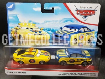 DISNEY PIXAR CARS CHARLIE CHECKER RACE OFFICIAL TOM 2020 PACK SAVE 6% GMC - Image 1 of 2