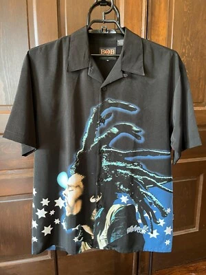 Bob Marley Dragonfly Shirt Short Sleeve Button Down Size XL NWOT - Image 1 of 4