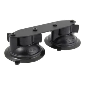 RAM Twist-Lock Double Suction Cup Base with Straight Plate RAM-B-189B-FRO1U - Picture 1 of 1
