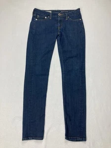 Adriano Goldschmied Blue Dark Wash Super Skinny Fit The Jegging Jean Womens 27 - Picture 1 of 12