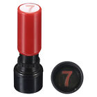 Number Stamps Self Inking Numeral 7 Plastic Small Number Stamp Number Stamper