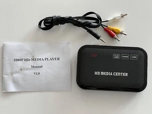 HD Media Center 1080P Supporting HDMI/AV/VGA - No Remote & Adapter - Picture 1 of 9