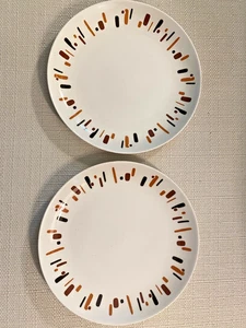 Style House Stoneware Bermuda Salad/Dessert Plates Set of 2 Japan 8" - Picture 1 of 5