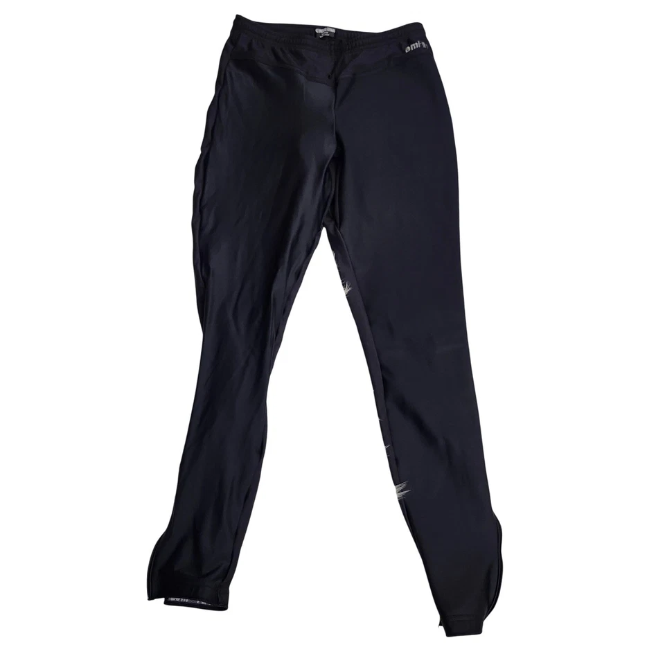 Pantalones de ciclismo Pearl Izumi amFIB negros medianos a prueba de viento térmicos forrados de vellón Foto 1 de 4