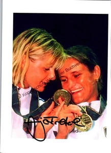 Original Autogramm Anja Fichtel Fechten /// Autograph signiert signed sig 326312 - Picture 1 of 2