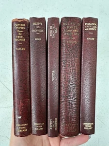 5 Adventist SDA Books Christian Home Library Taylor Nichol Rebok Wilcox Marsh - Foto 1 di 11