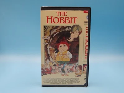 The Hobbit VHS Cartoon Orson Bean Richard Boone Fantasy - Image 1 of 4
