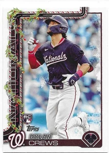 2025 Topps Holiday Dylan Crews #H46 Rookie Card RC Washington National free ship - Picture 1 of 2