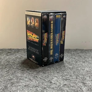 1989 Back To The Future VHS Trilogy Limited Edition Box Set - Picture 1 of 7