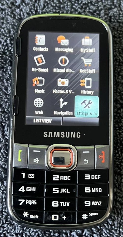 Samsung Array SPH-M390 - Gray ( Boost Mobile ) Cellular Slider Phone Tested - Image 1 of 4