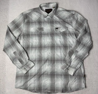 Howler Brothers Pearl Snap Long Sleeve Plaid Shirt Men’s Size Large - Image 1 of 4