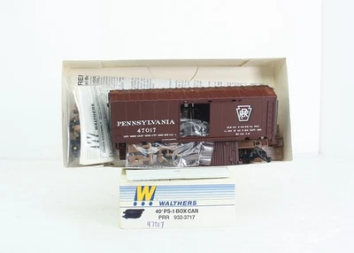 HO Scale Walthers 40’ Pennsylvania Railroad PS-1 Steel Box Car PRR 47017 - Image 1 of 2