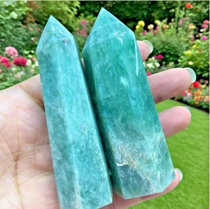 Amazonite Tower Point Amazonite Obelisk Healing Crystal  Gifts for Collector - Picture 1 of 4