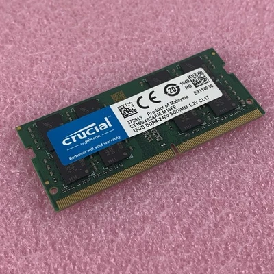 Crucial CT16G4S24AM.M16FE 16 GB DDR4-2400 PC4-19200 Laptop Memory Module Ram - Image 1 of 4