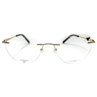 AIRLOCK - PÁTINA 200 710 53/18/140 - DORADO - NUEVAS GAFAS TITANIO AUTÉNTICAS Foto 1 de 2