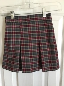 Schulbekleidung Inc. Challenger karierter plissierter Vorschuluniformrock Größe 3 Reg - Bild 1 von 5