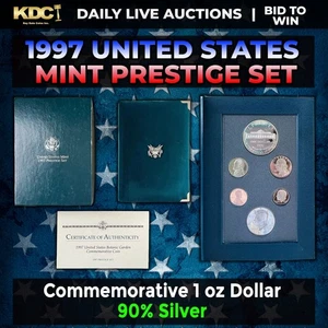 1997 United States Mint Prestige Proof Set With Box & COA - Bild 1 von 1
