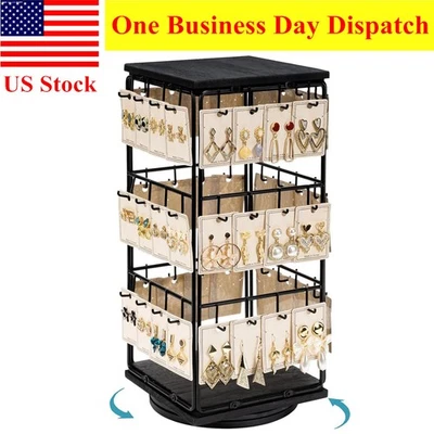 360° Rotating Earring Display Stands for Selling Earring Rack Display Holder - Image 1 of 4