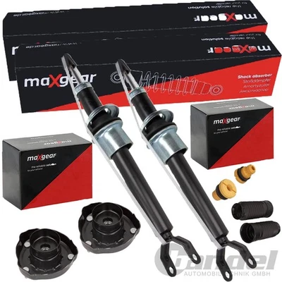 2x FRONT SHOCK ABSORBERS + STRUT BEARINGS + SERVICE KIT fits MERCEDES E-CLASS W/S 211 - Image 1 of 4