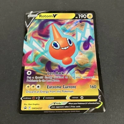 Rotom V Swsh257 Swsh: Sword & Shield Promo Cards Holo - Image 1 of 2