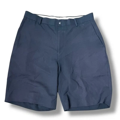 Pantalones cortos de golf Alan River para hombre talla 32 negros frente plano Foto 1 de 3