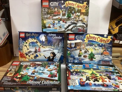 LEGO City & Harry Potter Christmas Advent Calendars 7687 7553 60099 60155 75981 - Image 1 of 4