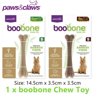Small boobone Bone Pet Chew Toy Durable Scented Flavour Treat Dog Puppy Play - Picture 1 of 3