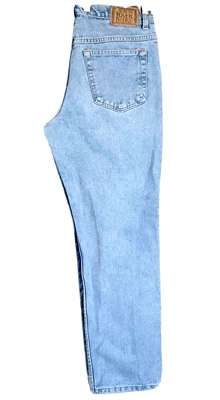 Pantalones de mezclilla Canyon River Blues para mujer azul claro 34X29 clásicos 5 bolsillos altos Foto 1 de 4