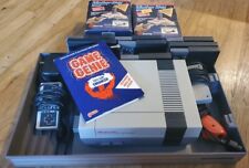 Nintendo Nes Lot Bundle Console, Accessories & 8 Games, Game Genie - Working
