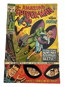 The Amazing Spider-Man #94 VG+ (2/71) On Wings of Death Origin Retold! - Picture 1 of 10