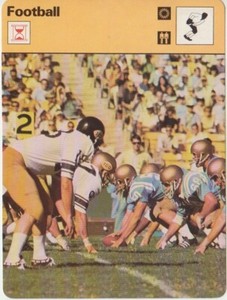 1977-79 Sportscaster #12-06, "Football"