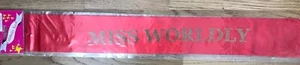 Party Sash Funny Sayings "Miss Guided" "Miss Worldly" "Bi***" (e) - Picture 1 of 4
