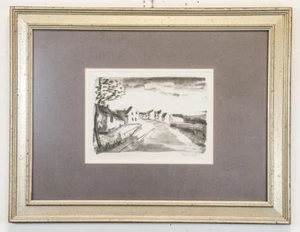 MAURICE DE VLAMINCK Original Art Hand Signed Lithograph Nelle-la-Vallee Route - Picture 1 of 5