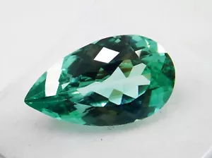 Top Quality! 11.20 Ct Natural "RUSSIAN SAPPHIRE" TearDrop Cut Certified Gemstone - Picture 1 of 11