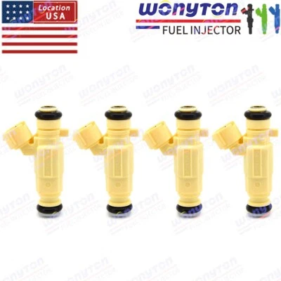 4X GENUINE Fuel Injector for 02-10 Hyundai Elantra Tiburon Tucson 3531023600 - Imagem 1 de 4
