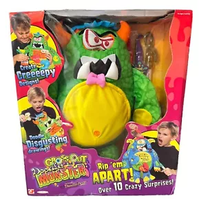 NUOVO Jakks Pacific 2006 orso verde grossolano fuori Doodle Monster peluche tirare a parte - Foto 1 di 6