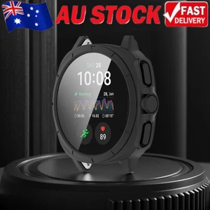 For Samsung Galaxy Watch 7 40mm PC Case+Tempered Glass Screen Protector(Black) - Zdjęcie 1 z 8