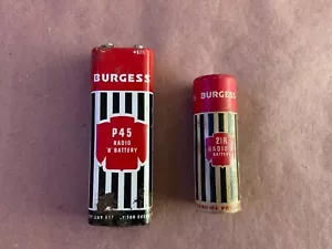 VINTAGE BURGESS B BATTERY RADIO P45 A 21R - Picture 1 of 4