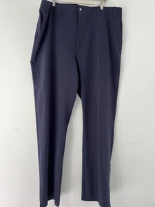 Callaway Pants Mens 44 Blue Chinos Trousers Golf Straight Leg Tailored Fit 44X36 - Picture 1 of 13